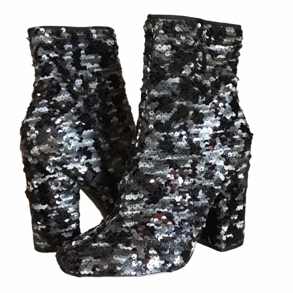 Brand New Kendall and Kylie Sequin Ankle Boots